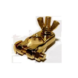 COPPIA MORSETTI BATTERIA GOLD PROFESSIONALI