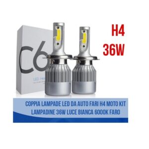 LAMPADE UNIVERSALI A LED H4 6000K