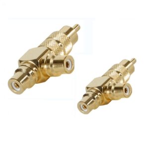 Coppia Sdoppiatore di segnale RCA Mono a doppio RCA 90°