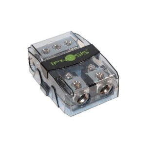 PORTA FUSIBILE A 2 USCITE DA 50MM. IN RAME CROMATO IPNOSIS