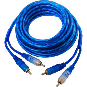 CAVO RCA PRE DA 5 METRI SCHERMATO STAUDIO BLU