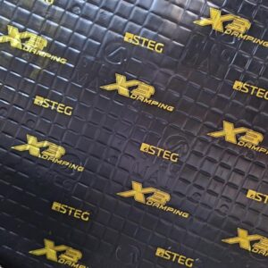 Materiale Smorzante a base di gomma e polimeri 46cm. x 82cm. SPESSORE 2,2MM.