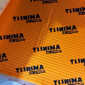 Materiale Smorzante a base di gomma e polimeri 46cm. x 82cm. SPESSORE 2,4MM. (