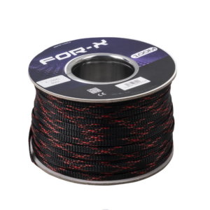 GUAINA ESPANDIBILE DA 10MM. PER CAVI ROSSO E NERO