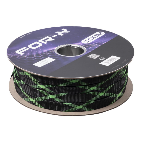 GUAINA ESPANDIBILE DA 20MM. PER CAVI VERDE E NERO