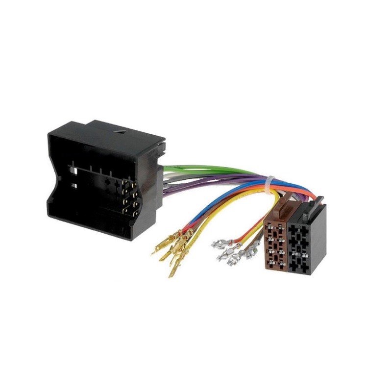 Cavo Adattatore Quadlock A ISO Per Autoradio – Universale Per Audi, BMW, VW, Opel, Ford, Citroen, Seat, Skoda