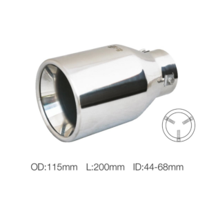 Terminale rotondo acciaio inox Universale Simoni Racing