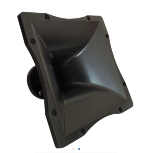 SINGOLA TROMBA HORN STAUDIO AUDIO 25X25cm. QUADRATA IN ABS PER DRIVER 1,5 POLLICI