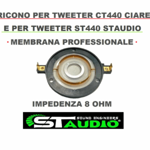 MEMBRANA Bobina Per Tweeter ST440 Neodimio 8 ohm